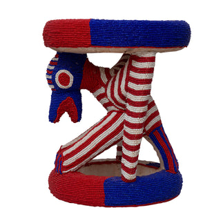 Bamileke Beaded Stool XVII