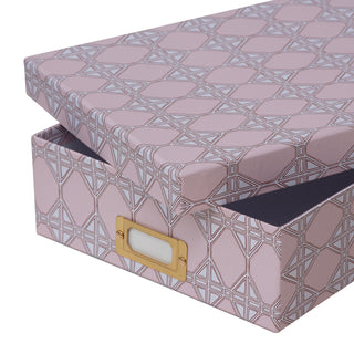 Romarong The Pink Pales Lidded Portfolio Box