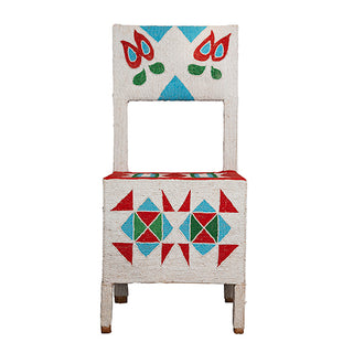 Yoruba Beaded Throne Chair IV