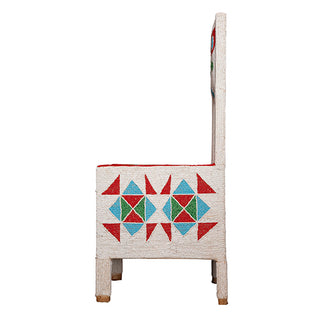 Yoruba Beaded Throne Chair IV