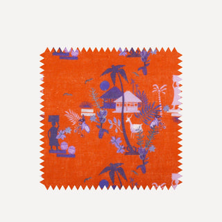 Fabric Swatch of Laramee | Coral
