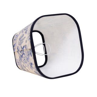 Tropicalia | Porcelain Blue 6" Oblong Candle Clip Lampshade