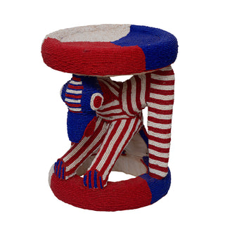 Bamileke Beaded Stool XVII