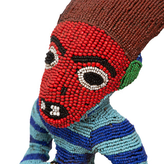 Tejan Bamileke Beaded Sculpture