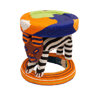 Bamileke Beaded Stool XIV