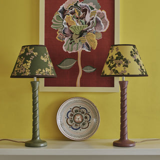 Verdant Green Najjar Empire Lampshade | Crafted for Collagerie
