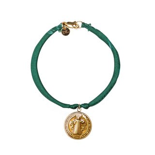 The Cord Charm Bracelet | Palm Green