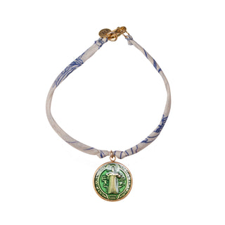 The Cord Charm Bracelet | Porcelain Blue