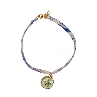 The Cord Charm Bracelet | Porcelain Blue