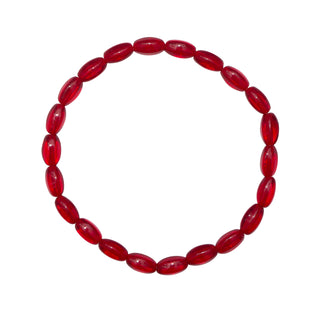 Sento Vintage Red Czech Bohemian Bead Bracelet