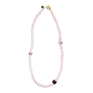 Lulu I Pink Heart Necklace