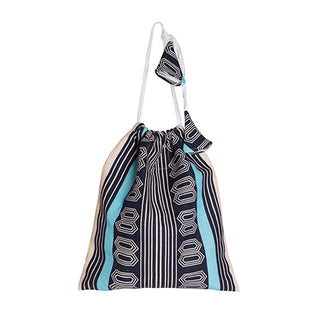 Lola's Blues Drawstring Bag