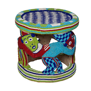 Bamileke Beaded Stool VI