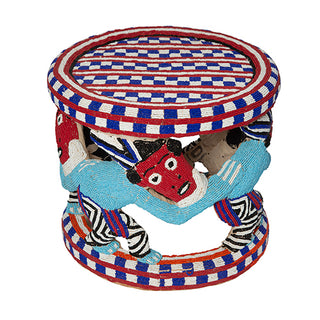 Bamileke Beaded Stool V