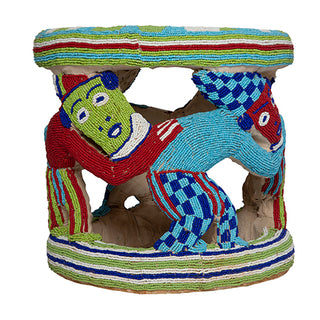 Bamileke Beaded Stool VI