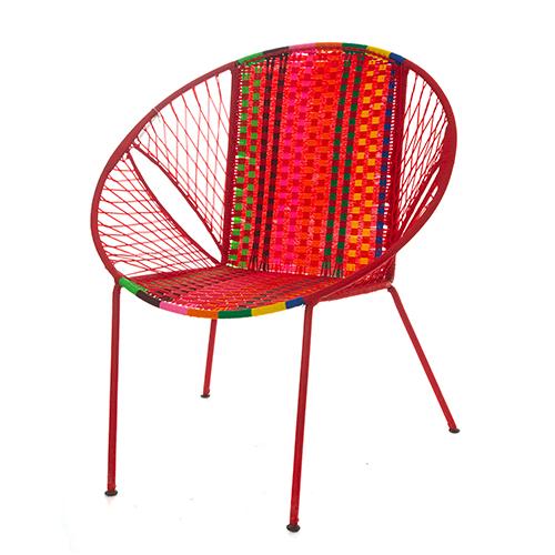 Poppy Red Dakar Deck Chair – Dar Leone