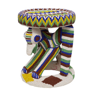 Bamileke Beaded Stool XII