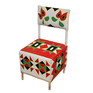 Yoruba Beaded Throne Chair II