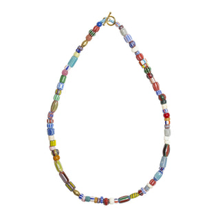 Najjer I Rainbow Chevron Bead Necklace