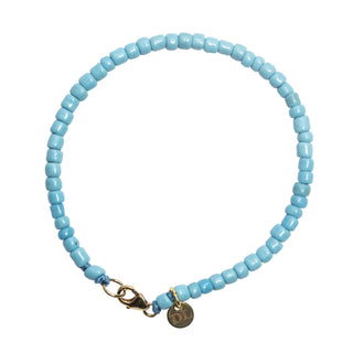 Deya Sea Blue Bead Bracelet