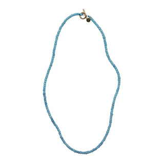 Deya Sea Blue Beaded Necklace