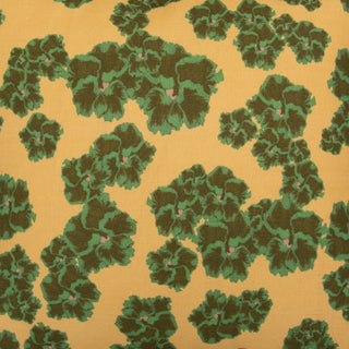Fabric Swatch of Ronko Hibiscus Lemon